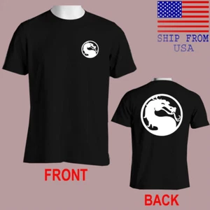 Mortal Kombat Dragon Men's Black Size S-5XL - Picture 1 of 1