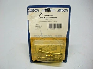 SeaDog Stainless 1/4" Eye and Jaw Swivel 182206-1 - Picture 1 of 1