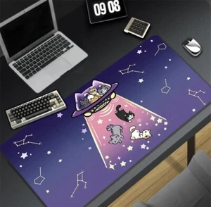 Kawaii Gamingowa podkładka pod mysz XXL z kotami NOWA - Zdjęcie 1 z 20