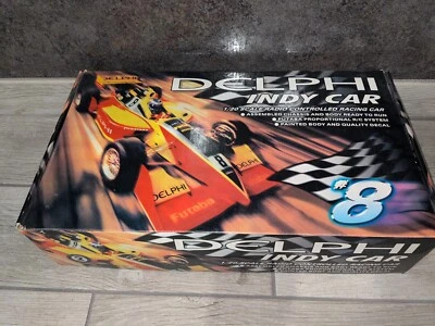 Vintage Delphi Indy Futaba Formula 1 RC 1:20 Scale Remote Control New Open Box - Image 1 of 4