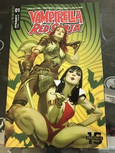 Vampirella Red Sonja #1 (2019) Tedesco Variant Cover Dynamite Comics - Picture 1 of 5