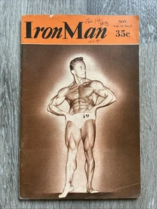 Peary Rader IRON MAN Magazine LUDWIG SHUSTERICH + EUGEN SANDOW NOV 1954 V 14 N 3 - Picture 1 of 24