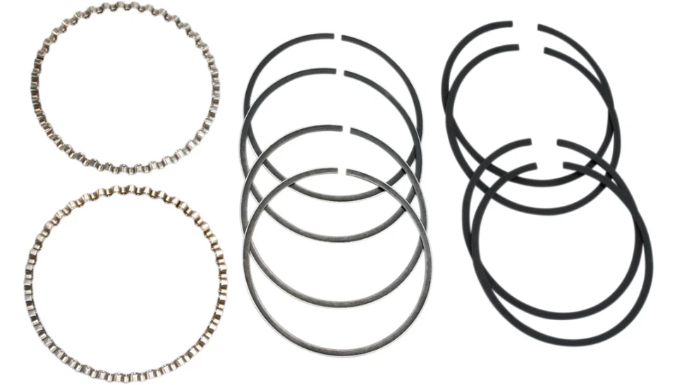 Juego de anillos fundidos Hastings (1200cc), 0,020 pulgadas Harley Davidson fxe flh de gran tamaño Foto 1 de 1