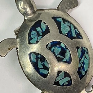 Turtle brooch pin for women Alpaca Made In Mexico - Picture 1 of 5