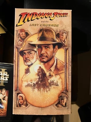 Indiana Jones and The Last Crusade - 1989 - VHS - Harrison Ford, Sean Connery - Image 1 of 2