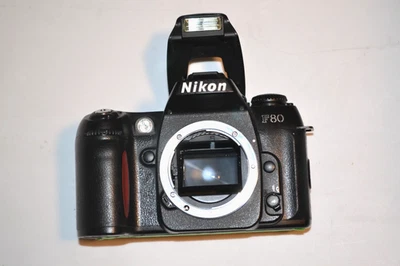 Nikon F80 body, for parts or repair. - Image 1 of 4