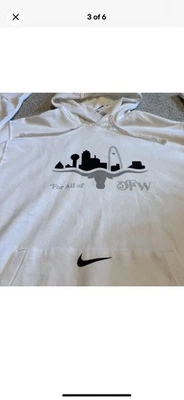 Nike Dallas Mavericks City Edition Texas White Hoodie Men’s XXL - Image 1 of 4