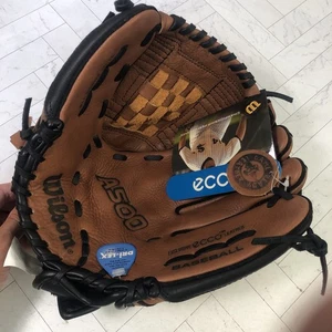 Wilson A500 11.5" Ecco Leather Baseball Glove Right Handed Throw RHT A0500 115 - Picture 1 of 13