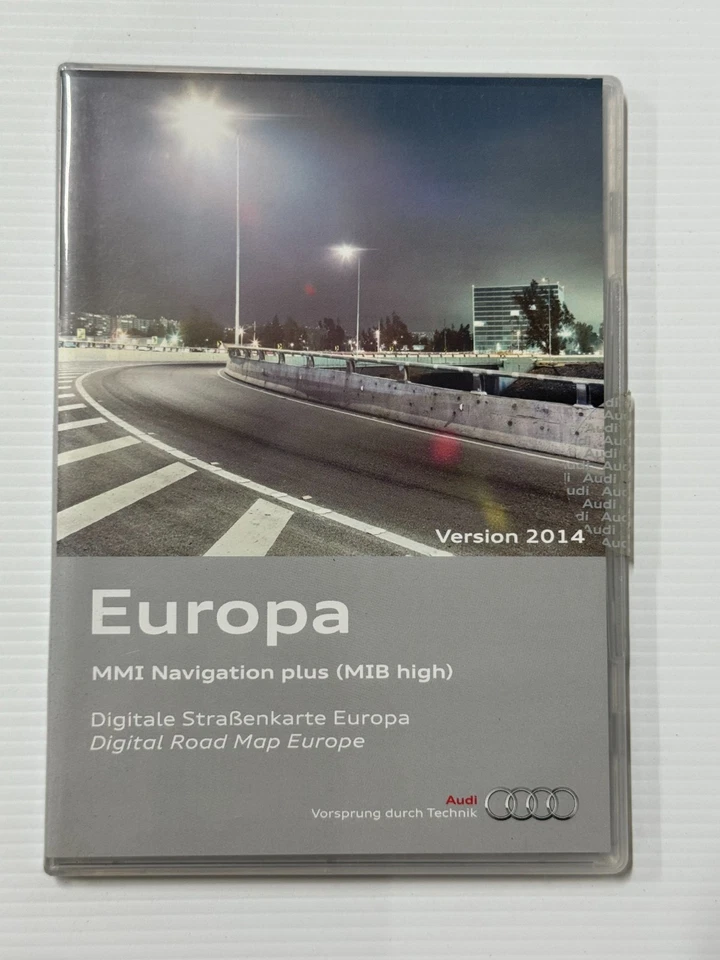 Document d’activation Navigation MMI Plus Original Audi A3 8V0060884 Europe 2014