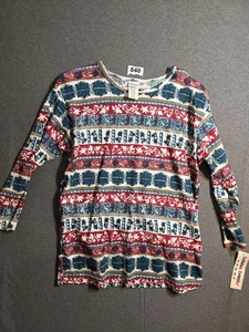 Bobby Brooks sport long sleeve top. Size medium. NWT Animal Chicken Holiday Farm - Picture 1 of 6