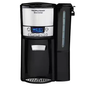 Brewstation 12 Tassen Programmierbare Schwarze Tropfkaffeemaschine mit abnehmbarem Wasser Re - Bild 1 von 10
