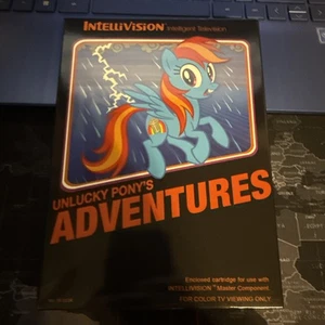 Mattel Intellivision Game - Unlucky Pony’s Adventures (My Little Mario Nes) - Picture 1 of 2
