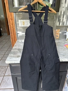 Obermeyer Youth Black Unisex Kids Volt Ski Pants / Bibs - Size 5 Ski Snow New - Picture 1 of 9