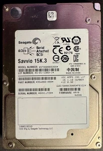 Seagate 300GB 2.5" Hard Drive ST9300653SS 9SW066-881 15K DP 6G SAS - Picture 1 of 2