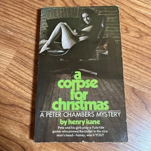 A Corpse For Christmas Novel Henry Kane Paperback Peter Chambers Mystery Book M6 - Imagen 1 de 5