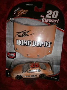 NASCAR WINNERS CIRCLE TONY STEWART HOME DEPOT CAR HOOD SERIES #20 - Picture 1 of 3