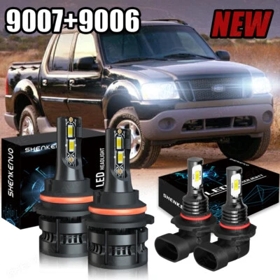 Para Para Ford Explorer Sport Trac 2001-2005 Faro LED Hi/Lo + Luz antiniebla Foto 1 de 4