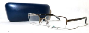 Lacoste NUOVO Eyewear LA12024 marrone mezzo bordo 52-19-140 montatura per occhiali - Foto 1 di 11