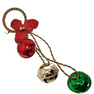 CHRISTMAS HOLIDAY DOOR 14” BELL HANGER Christmas Decoration - Picture 1 of 4