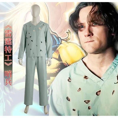 Cosplay Thunderbolts El Centinela Top Camisa Pantalones Superhéroe Halloween Disfraz Traje Foto 1 de 4