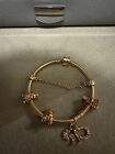 Pandora 14ct Gold Bracelet With Charms