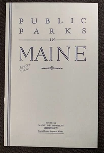 1941 Public Parks in Maine Booklet Brochure Development Commission State - Picture 1 of 3
