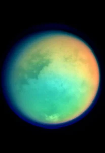 TITAN - LUNA DE SATURN - IMÁN FOTO REFRIGERADOR - Imagen 1 de 3