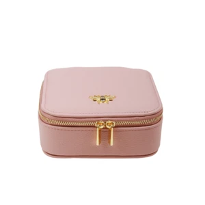 Alice Wheeler Pink Bee Design Jewellery Case Luxurious Valentines Day Gift Idea - Picture 1 of 3