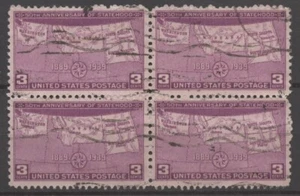 No: 124529 - USA - AN OLD BLOCK OF 4 - USED!! - Picture 1 of 1