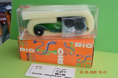 RIO Lancia Dilambda Berline Vert 1929 jouet ancien RIO N°41 + Boite vitrine 1972 - Photo 1/4