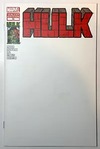 Marvel Comics Hulk #50 RED HULK Blank Cover Variant Edition Very Fine Near Mint - Picture 1 of 6