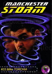 2001-02 UK British Elite Manchester Storm #20 Mike Torchia