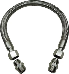 Compressore Industriale Tubo Acciaio Inox 1/2"" NPT Maschio x 20"" L 750°F 450PSI - Foto 1 di 5