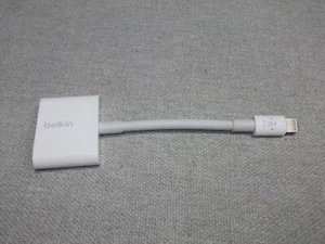 Belkin Adattatore Ricarica Audio 3.5mm Rockstar iPhone 14 13 12 ProMax Certificato MFi - Foto 1 di 5