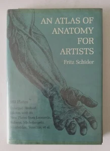 Vintage An Atlas Of Anatomy For Artists Hardbound Fritz Schider 3rd. Edit. 1957 - Picture 1 of 10