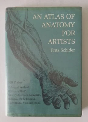 Vintage An Atlas Of Anatomy For Artists Hardbound Fritz Schider 3rd. Edit. 1957 - Image 1 of 4