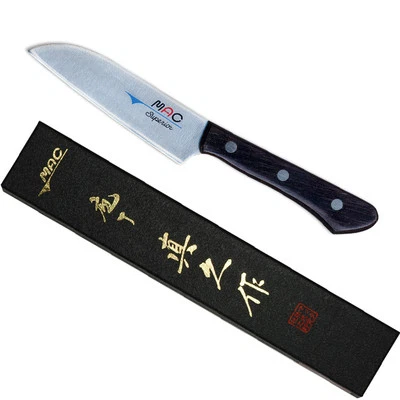 MAC KNIFE Japanese MAC SK-40 Superior Series 4" Santoku Paring Kitchen Knife Made in Japan
