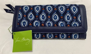 Billetera triple Vera Bradley con motivos de Marrakech NUEVA - Imagen 1 de 4