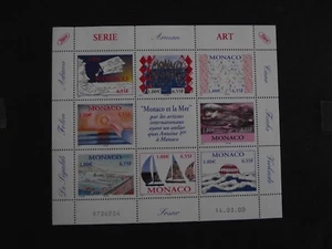 Monaco 2000 Monaco and the Sea. MNH sheet. - Picture 1 of 2