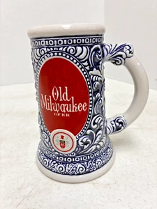 Ceramarte Brazil Old Milwaukee Beer Stein 7 Inches - Picture 1 of 7