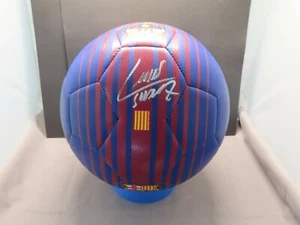 Luis Suárez Firmado FC Barcelona Nike Balón de Fútbol Beckett Testimonio Certificado de Autenticidad Auto 1A - Imagen 1 de 7