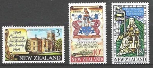 New Zealand - 1969 Law Society Centenary - Complete Set of 3 UNH - Picture 1 of 1