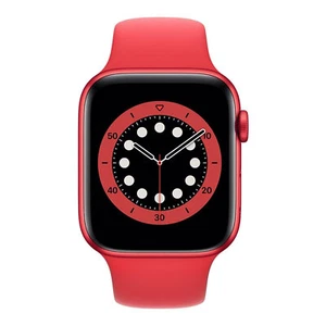 Apple Watch Series 6 CEL Smartwatch 44mm Red Alu Sport Band Red "Gratis Versand" - Bild 1 von 1