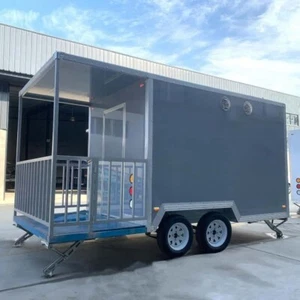 4,5 m Zaun Food Truck Snack-Anhänger zu verkaufen Anhänger Food Truck - Bild 1 von 10