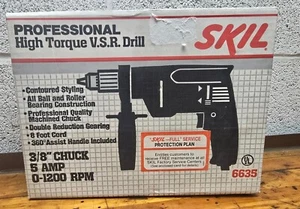 Skil Professional 3/8 High Torque VSR Corded Drill 5 AMP 0-1200 RPM #6635 NOS! - Picture 1 of 2