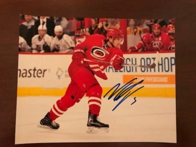 Noah Hanifin Carolina Hurricanes Autographed 8" x 10" Photo W/COA C - Image 1 of 2