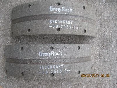 Forros de freio primários 1957 - 1965 Dodge, Plymouth, Ford, Mercury, Police   - Imagem 1 de 4