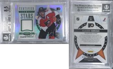 2012-13 Certified Stars Mirror Emerald Fight Straps /5 Claude Giroux #S1 BGS 8.5