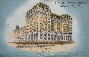 Malamut's Breakers - Atlantic City, New Jersey - Posted Linen - Bild 1 von 3