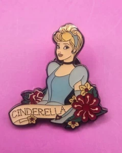 Disney Princess Loungefly Floral Tattoo Pin - Cinderella  - Bild 1 von 4